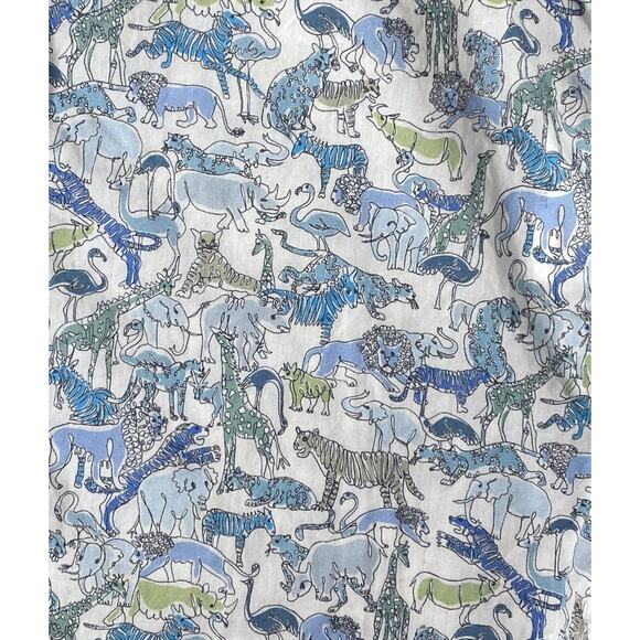 Leon/Fleurisse Liberty Safari Animal Buttonup Shirt Boys 4 Yrs (Runs Small ~3?) - Picture 2 of 4